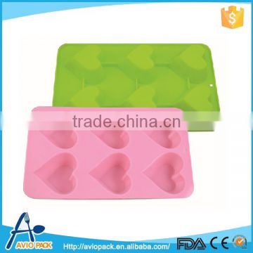 colorful silicone ice cube tray