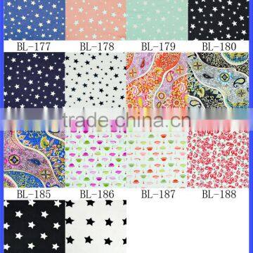 High Quality Fabric Factory Woven Cotton Fabrics 100% Printed Dress Fabric On Sale