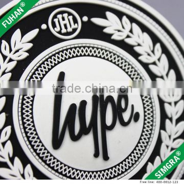 3D Embossed Rubber Patch Debossed Rubber Badge