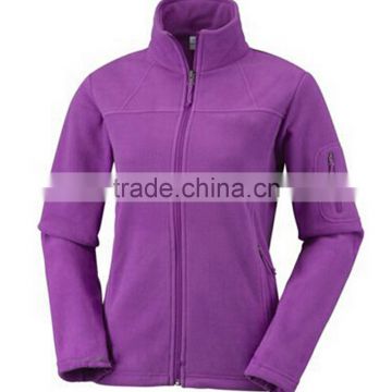 TUV Audited Factory Girls Ddsigner Polyester Purple Winter Jacket Design By Your Own