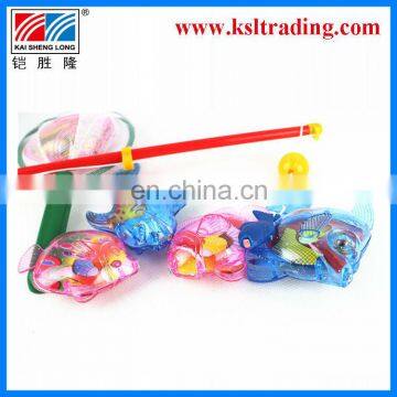 7PCS summer toy kids plastic fishing game for sale