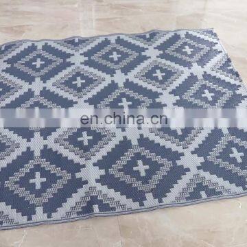 pp material patio carpet floor mat black and white  moroccan rugs