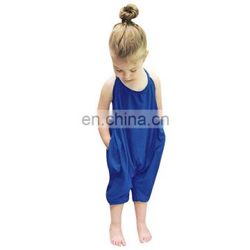 Kid Jumpsuits Piece Pants Clothing Franterd Baby Girls Straps Rompers