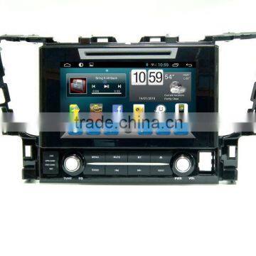 Quad core car gps navigation with wireless rearview camera,wifi,BT,mirror link,DVR,SWC for toyota alphard