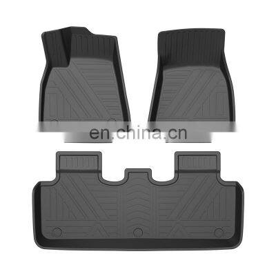 All-Season Custom car accessories Unique Design 3D Car Mats For Tesla Model y