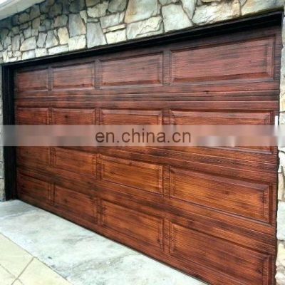 Automatic security tilt up garage doors sectional panels prices