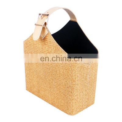 K&B wholesale hot sale high quality wine fruit food fill cane wicker baskets for gifts