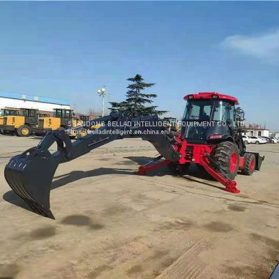 China Top Brand Manufacturer New Mining And Agricultural Multi-function 4x4 Wheel Drive Backhoe Loader For Sale