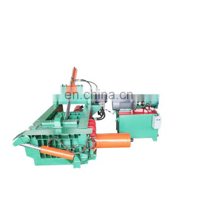 Factory sales Y81 waste metal baler aluminium hydraulic scrap metal baling press machine with baler size 350*350