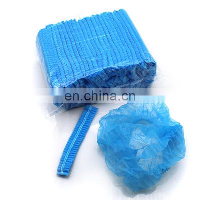 OEM Disposable Non-woven Strip Clip Cap Cleanroom Use Hair Net Disposable Mob Cap
