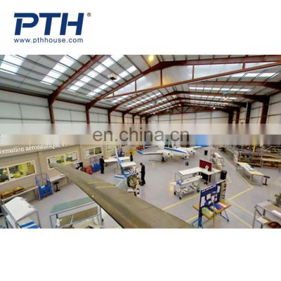 Steel Structure Stable Construction  Tunisia Hangar Plane Cargo High Quakeproof Prefabricated House