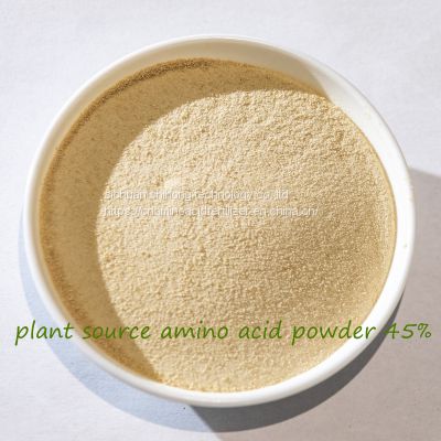 plant source amino acid powder 45% fully water soluble no caking excellent flowing