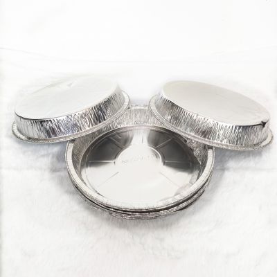 Disposable Round Aluminum Foil Baking Cake, Pie Pan, Plate, Container