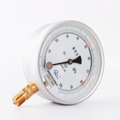 Accurate pressure measurement precision pressure gauge 0.4 level,Precision pressure gauge single/double scale pressure gauge stainless steel 0.4 level 0-100MP low/high pressure