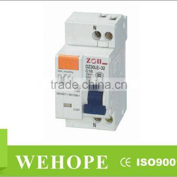 DZ30L-32 Residual Current Circuit Breaker,earth leakage circuit breaker,32 amp circuit breaker