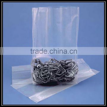Transparent plastic Ldpe square bottom Poly packaging bag