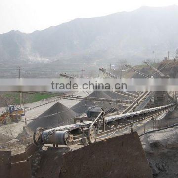 Belt conveyor for quarry plant