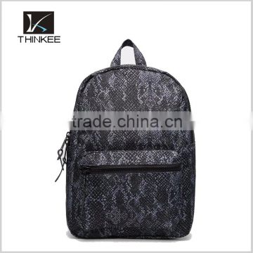 Custom logo simple design foldable backpack/factory canvas laptop bag backpack