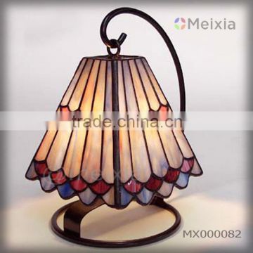 MX000082 china wholesale tiffany style stained glass mini table lamp for home decoration item