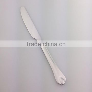 JZ063 diamond stylle handle stainless steel dinner knife