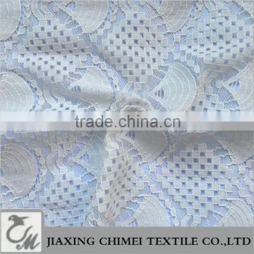 fan shape jacquard lace fabric