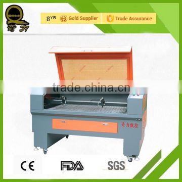 2016 QL brand popular china clothing laser engraving cutting machine with stepper motors,CW5000 water chiler/laser cut wedding