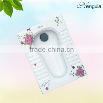 204 ceramic decorative squat toilet for the bathroom