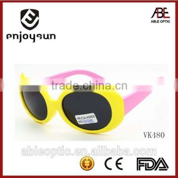 promotion novelty kids sunglasses with bowknot decoration