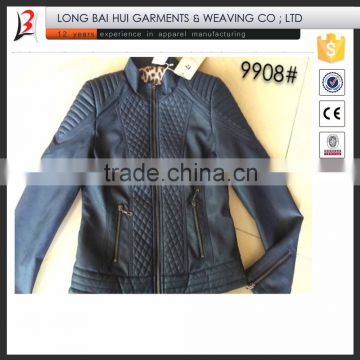 lady fashion 7 colors popular soft leather jacket stock for South America