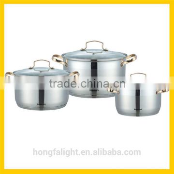 Wholesale new design 18 10 stainless steel cookware