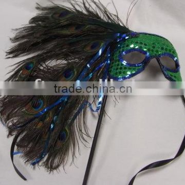 Mardi Gras Eyes Mask (Feather Mardi Gras Mask)