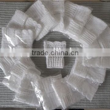 factory wholesale milk cotton hand crochet leg warmers for babies and adults