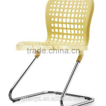 Modern bent leg chairs designed in modern style with steel frame for dining chair