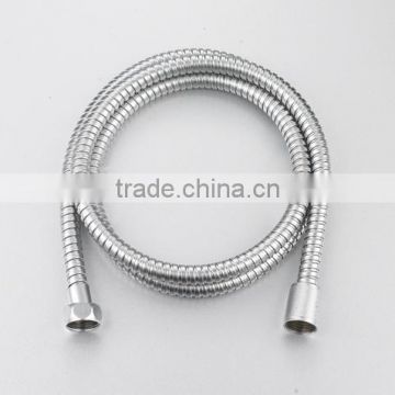 Flexible brass SATI-plated shower hose -Double/single lock HY-F06