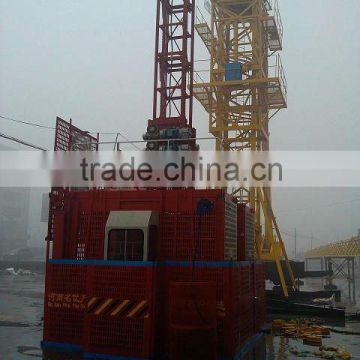 CE,GOST Approved!!! SC200 (2T) Construction Hoist Lift,with single cage construction elevator