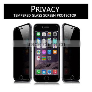 0.33mm Privacy tempered glass screen protector for iphone 6 / plus