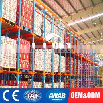 Top Grade Tailored Selective Flow Through Pallet Rack Live Racking System