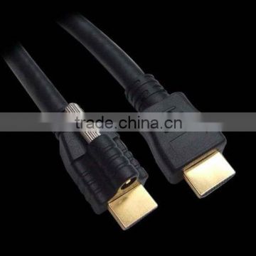 HDMI cable panel mount HDMI Male to male with screw Cable 15 meters