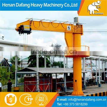 High Quality 360 Degree Rotating Floor Mounted Pillar Hoist Jib Crane Price