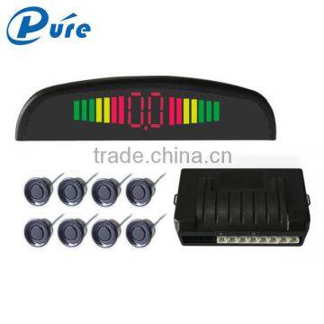 DC 12V LED Display Car Reverse Parking Sensor with 8 Sensors