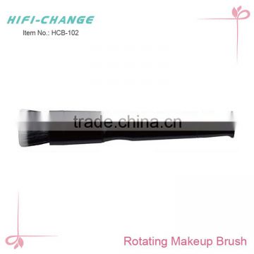 Fashionable foundation blush electric automated rotating sterling makeup tools with replaceable brush heads for women