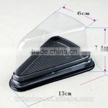 China good supplier quality plastic packaging triangle sandwich box