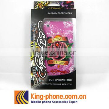 Plastic packaging box for cell phone case, packaging box with window