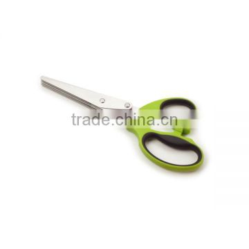 B2615 5 Layers of Blades Stainless Steel Herb Scissors with Soft Handle
