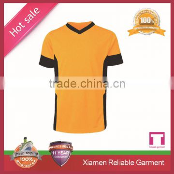 Hot 2016 new design football shirt maker no logo OEM China factory
