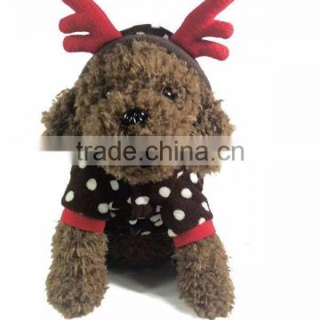 2016 Wholesale winter fashion dog Christmas cosplay reindeer pet dog coats