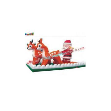 Outdoor Inflatable blow up christmas festival decorations snowman, Santa claus Promotional