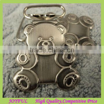Nickel Free Baby Bear Shape Metal Pacifier Clip/Suspender Clips