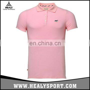 Customized logo sublimation polo shirt,V-neck collar with 100% polyester autumn casual jerseys for women