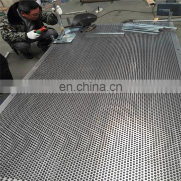SUS304 Perforated Sheet size 0.7mm(T) x 1219mm(W) x 2438mm(L), Hole Dia. 4.8mm & Pitch 6.35mm & OA 51% & 60Deg Staggered